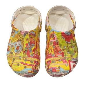 Disney Parks 50th Anniversary Vault Collection Parks Map Crocs M4/W6 Unisex